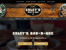 Tablet Screenshot of edleysbbq.com